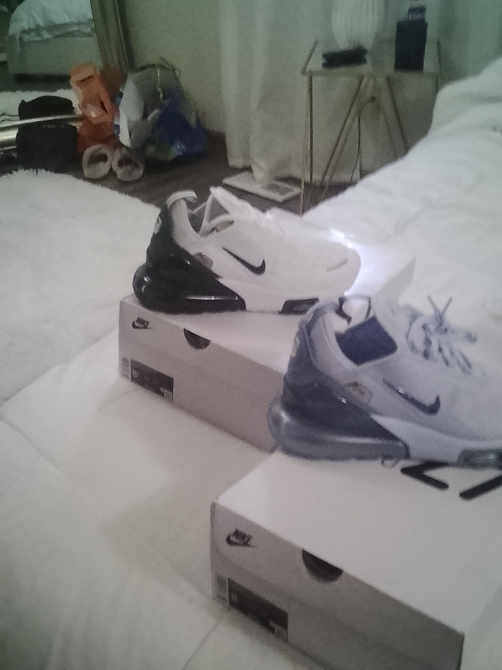 Nike Air Max 270 React Men’s Sneakers - White/Black